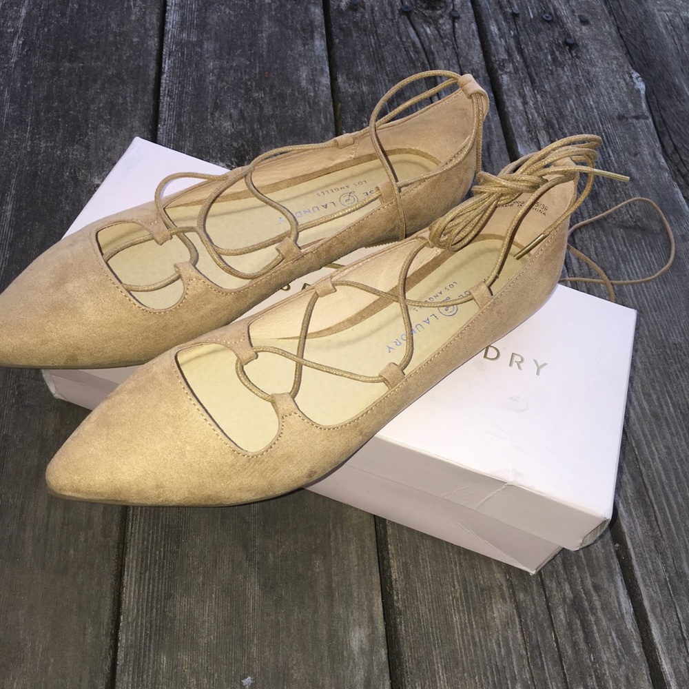 Brand New Lace Up Flats
